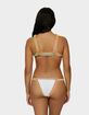 PQ SWIM White Crochet Bikini Top image number 2