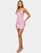 EDIKTED Brielle Polka Dot Lace Mini Dress image number 2