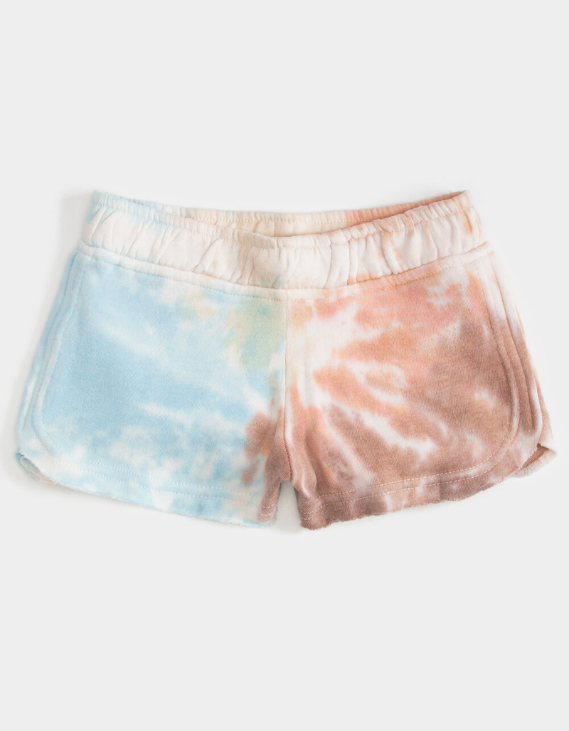 VINTAGE HAVANA Riviera Swirl Girls Tie Dye Shorts image number 0