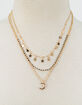 FULL TILT Layered Moon & Star Necklace image number 2
