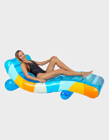 POOLCANDY Good Vibes Inflatable Pool Chaise Lounger Primary Image