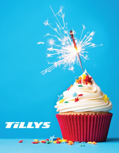 Cupcake with sparking candle Birthday Cupcake