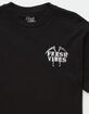 FRESH VIBES Good Friends White Mens Black T-Shirt image number 3