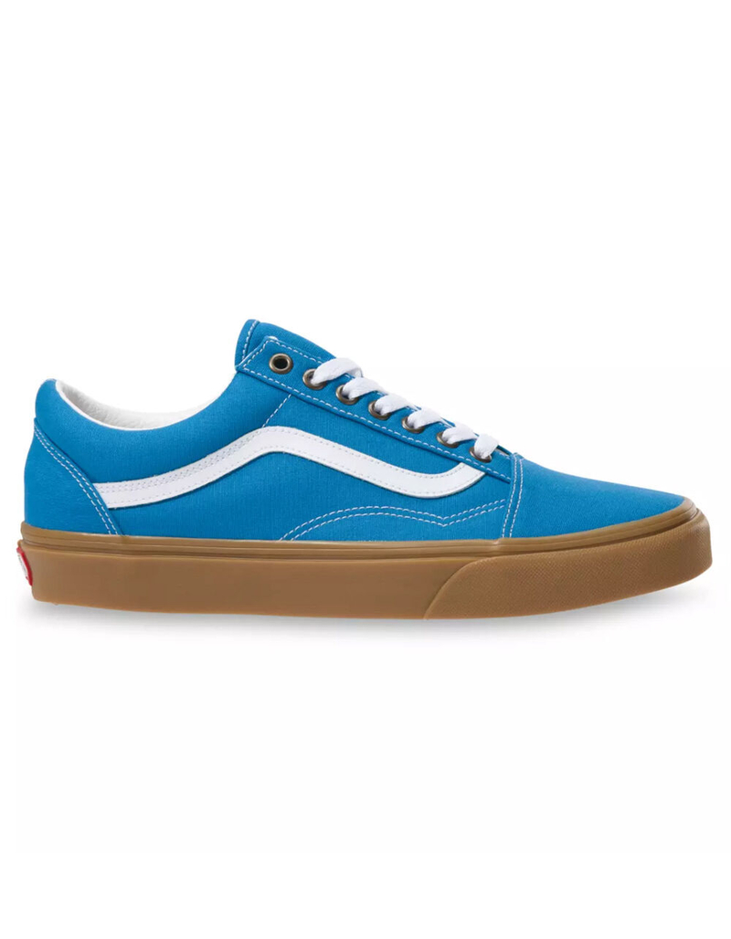 VANS Gum Old Skool Mediterranean Blue & True White Shoes image number 1