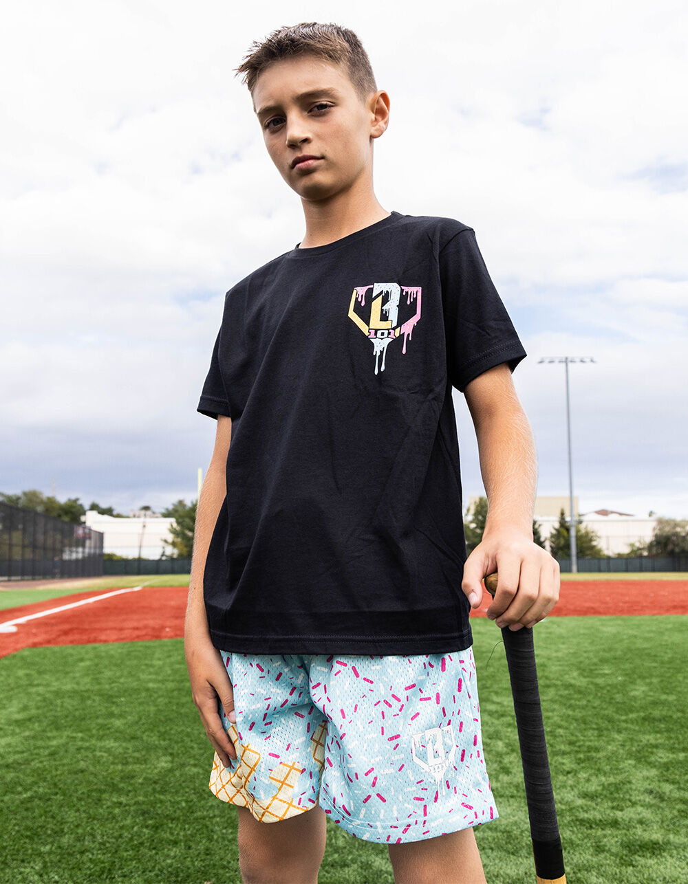 BASEBALL LIFESTYLE 101 Ice Cream Boys Tee - BLACK | Tillys
