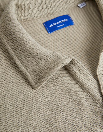 JACK & JONES Roxbury Mens Split Neck Short Sleeve Polo Shirt  Alternative Image