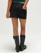 RSQ Womens Low Rise Denim Mini Skirt image number 4