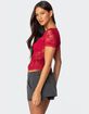 EDIKTED Roxana Sheer Lace Top image number 4