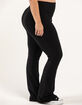 FULL TILT Essentials Womens Flare Leggings image number 3
