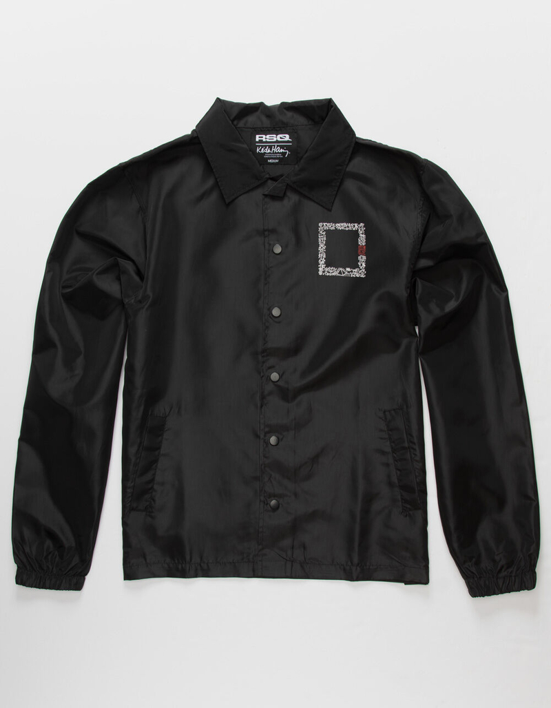 RSQ x Keith Harring Mens Coaches Jacket image number 0