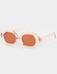 RSQ Translucent Hexagon Plastic Sunglasses image number 1