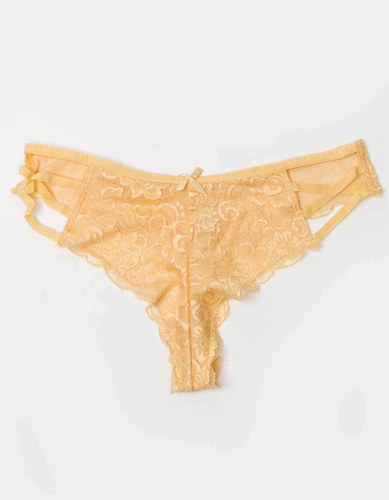 FULL TILT Everlasting Dream Yellow Thong image number 0