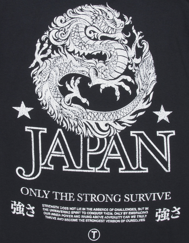 FRESH VIBES Survive Mens Tee - BLACK