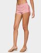 EDIKTED Sapir Fringe Faux Suede Shorts image number 2