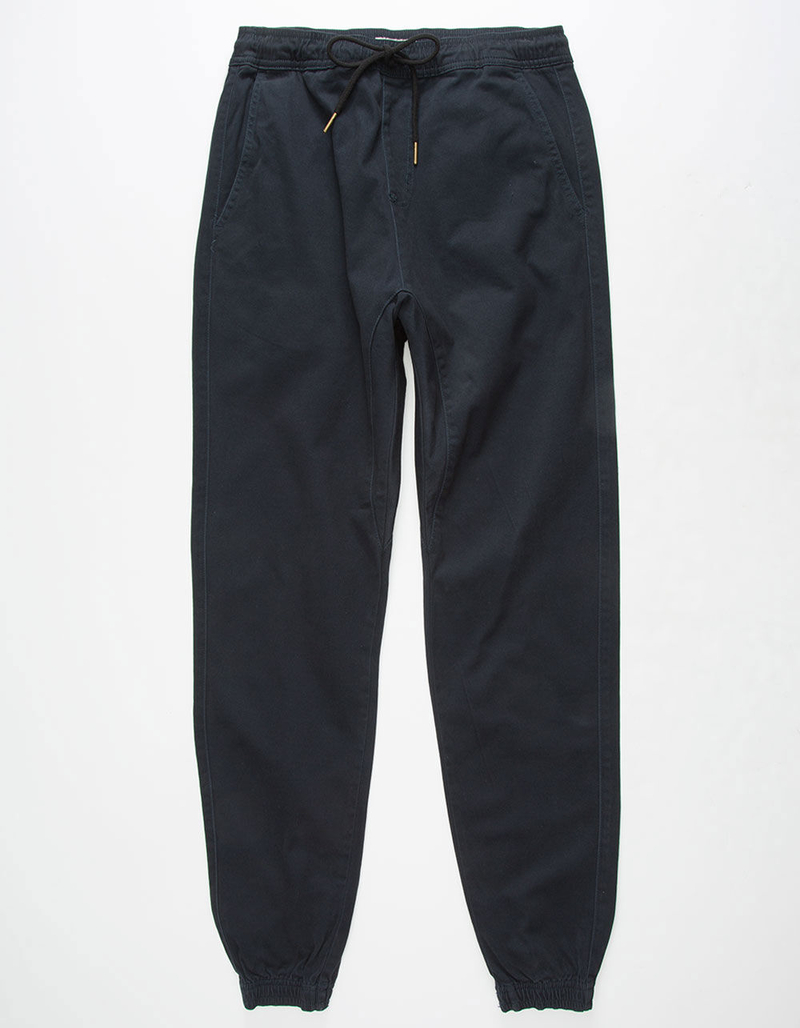CHARLES AND A HALF Mens Twill Jogger Pants image number 3