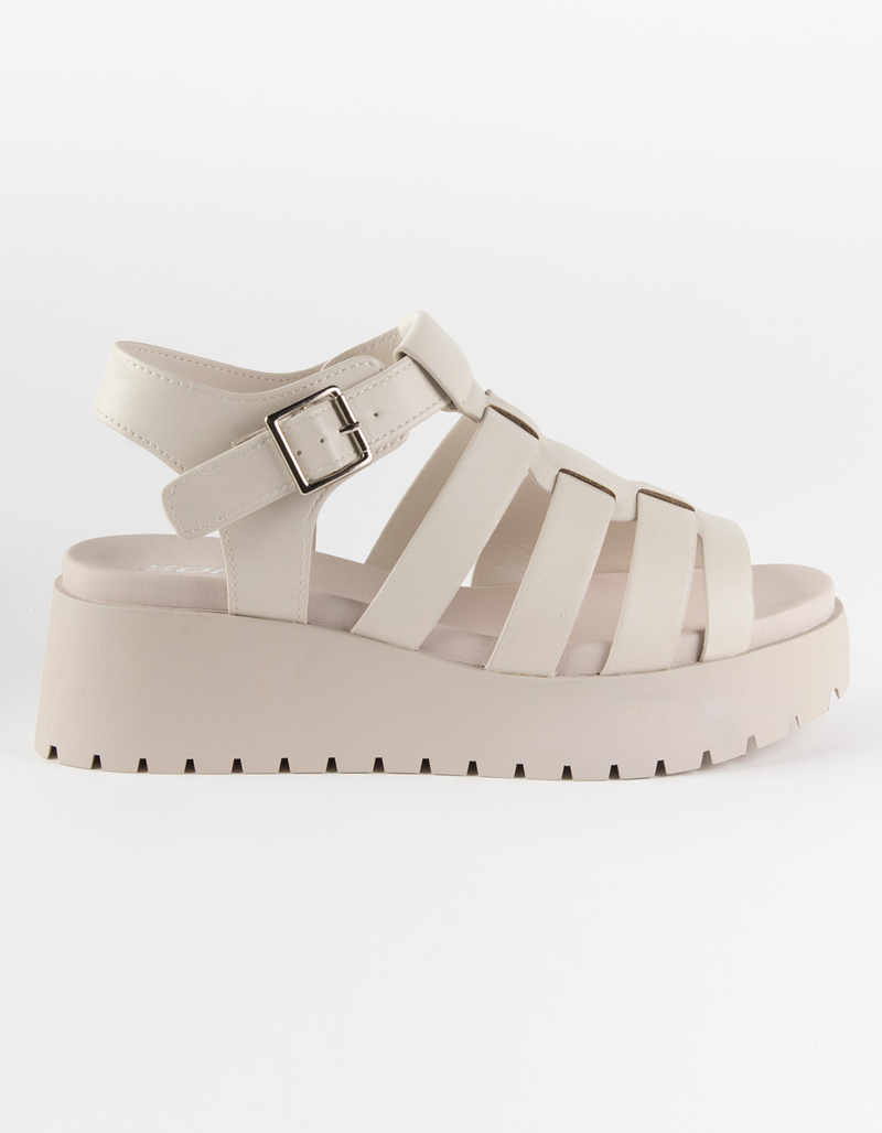 SODA Fisherman Womens Flatform Sandals image number 1