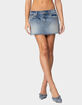 EDIKTED Brantley Denim Mini Skirt image number 1