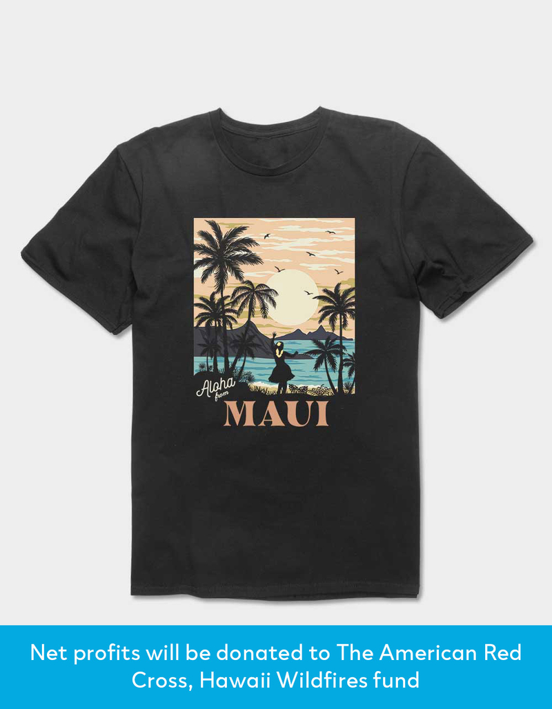 HAWAII Maui Hula Dancer Unisex Tee image number 0