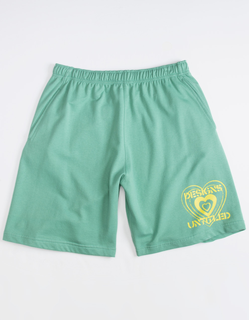 DESIGNS UNTITLED Punk Heart Mens Sweat Shorts image number 0