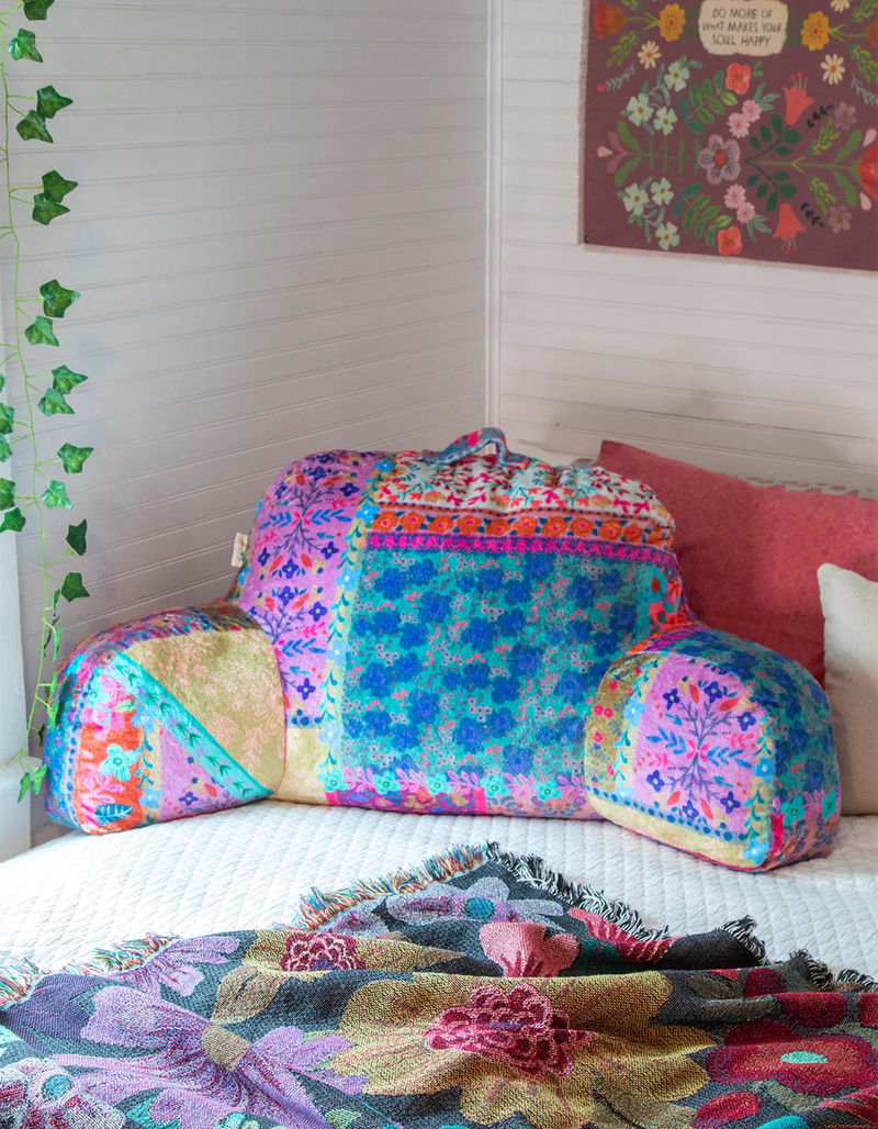 NATURAL LIFE Patchwork Backrest Pillow image number 0