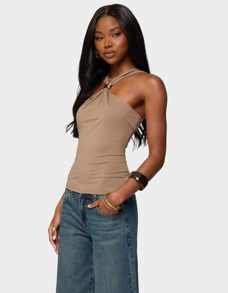 EDIKTED Cielle Wide Strap Gathered Top image number 1