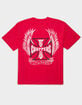 WEST COAST CHOPPERS Red Wings Mens Tee image number 1
