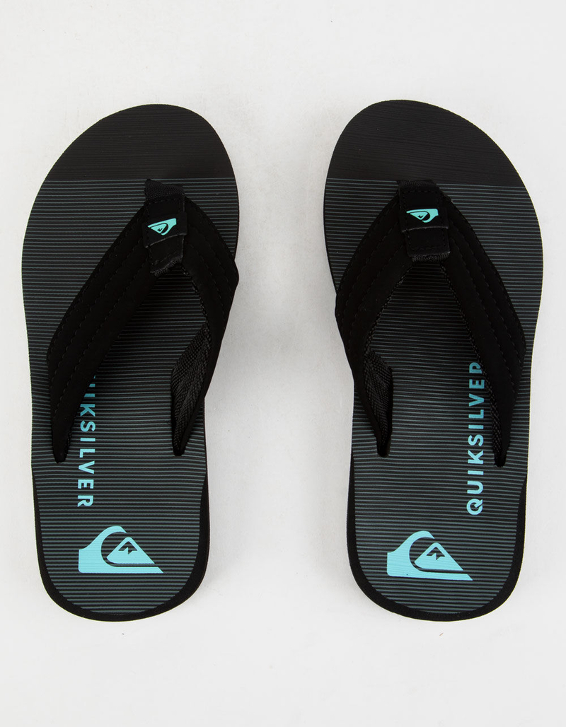 QUIKSILVER Carver Print Black & Blue Boys Sandals image number 1