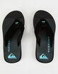 QUIKSILVER Carver Print Black & Blue Boys Sandals image number 2
