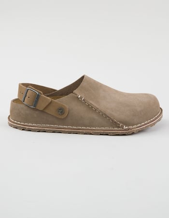 BIRKENSTOCK Lutry Premium Suede Mens Clogs Primary Image