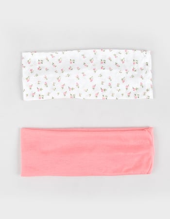 FULL TILT 2 Pack Floral Soft Headbands Alternative Image