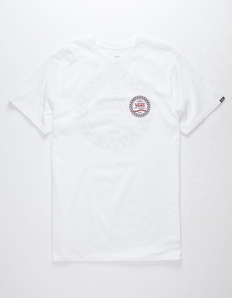 VANS Checkered Side Stripe Mens T-Shirt image number 1