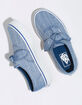 VANS Lace Chambray Authentic Knotted True Blue Girls Shoes image number 3
