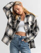 RSQ Womens Plaid Shacket image number 2