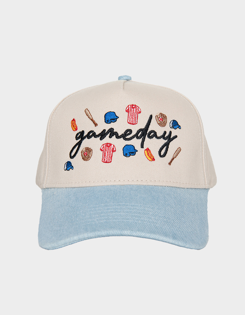 KATYDID Gameday Baseball Doodles Vintage Trucker Hat image number 0