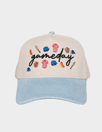 KATYDID Gameday Baseball Doodles Vintage Trucker Hat Primary Image