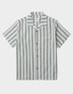 RHYTHM Vacation Stripe Mens Button Up Shirt image number 1