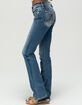 MISS ME Maddox Womens Low Rise Bootcut Jeans image number 4
