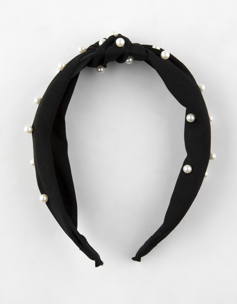 FULL TILT Knotted Pearl Headband image number 0