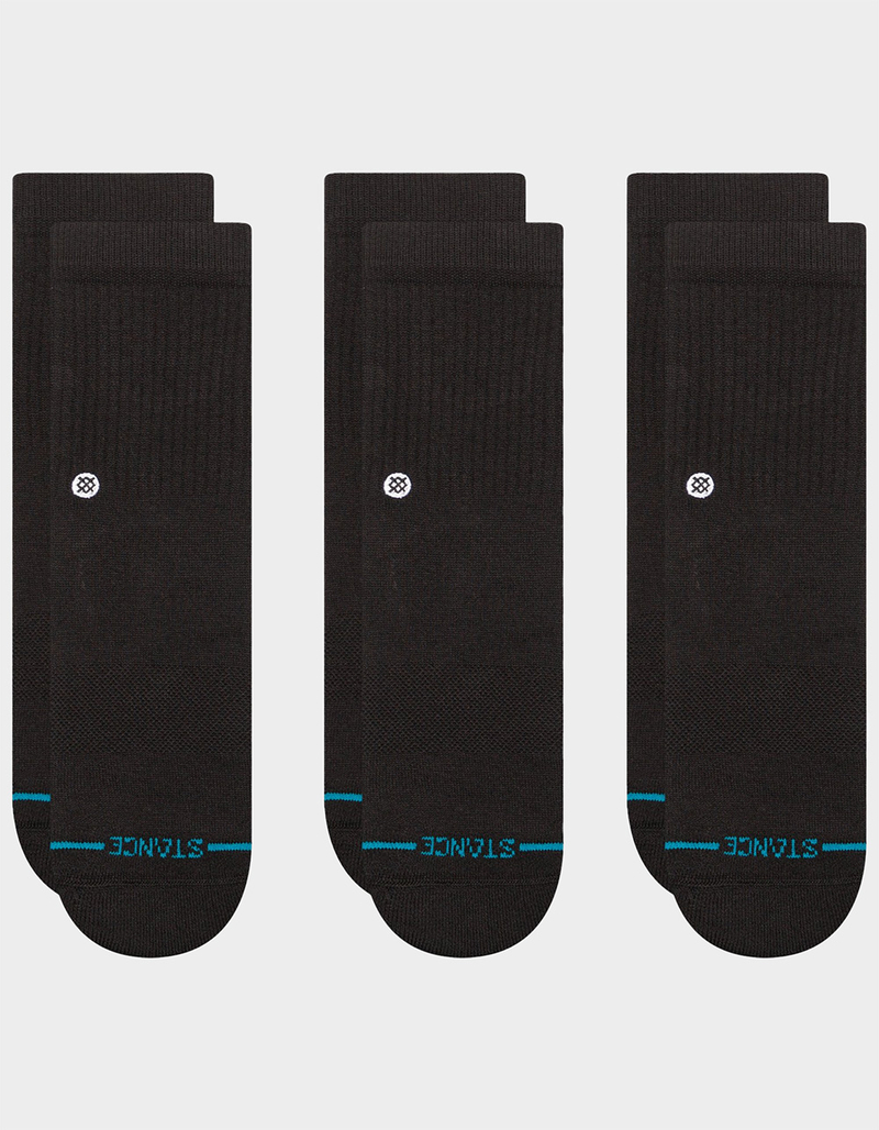 STANCE Icon 3 Pack Boys Crew Socks image number 0