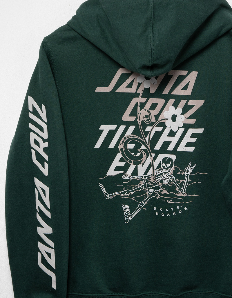 SANTA CRUZ Unwind Strip Girls Zip-Up Hoodie image number 3