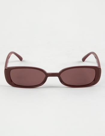 RSQ Rectangle Plastic Sunglasses Alternative Image