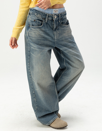BDG Urban Outfitters Boxer Waistband Womens Baggy Jeans Alternative Image