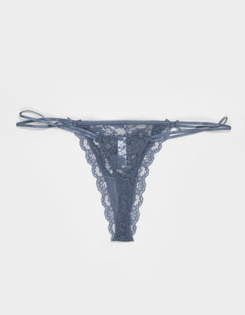 FULL TILT Double Strap Lace Thong Alternative Image