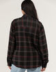 RSQ Womens Plaid Oversized Flannel image number 3