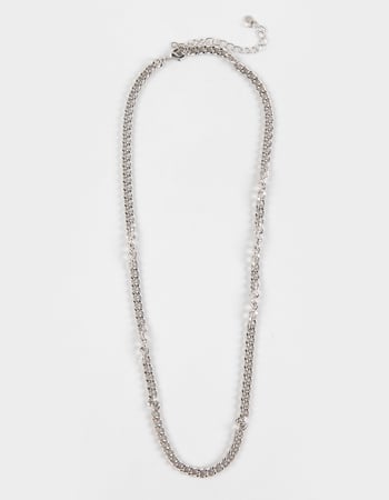 RSQ Mens 5mm Cuban Link Chain Necklace Primary Image