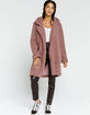KAII Sherpa Long Womens Lavender Coat image number 4