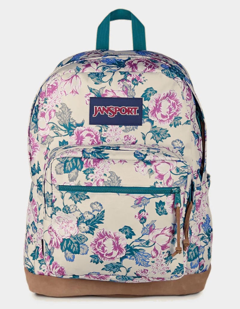 edo floral jansport backpack COOL STUDENT Boho Graphite Grey Two large main compartments offer ample storage for your supplies JanSport Backpacks - Flowers, JanSport
