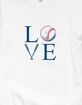LOVE Baseball Unisex Crewneck Sweatshirt image number 2