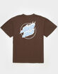SANTA CRUZ Flame Oval Mens Boxy Tee image number 1
