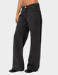 EDIKTED Bow Pocket Relaxed Jeans image number 3